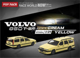 Pop Race 1/64 Volvo 850 T-5R Estate Cream Yellow