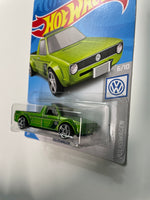 Hot Wheels 1/64 Volkswagen Caddy Green