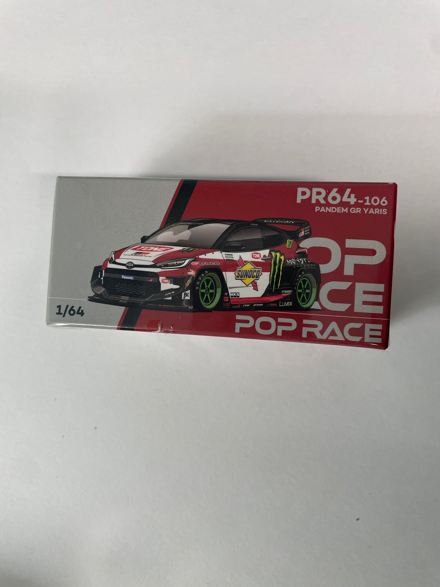 Pop Race 1/64 Toyota Pandem Gr Yaris