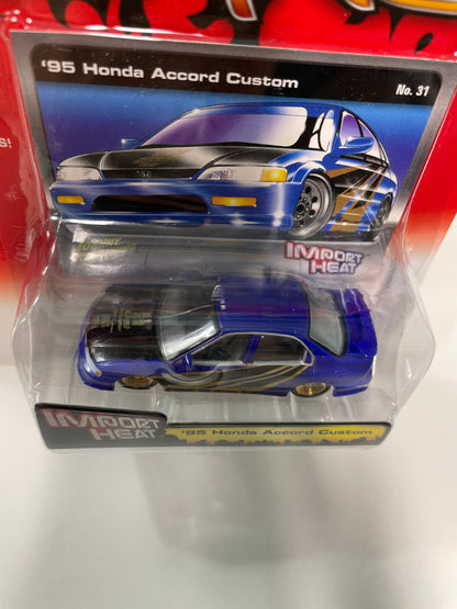 Johnny Lightning 1/64 Street Freaks '95 Honda Accord Custom Blue (Read Description)