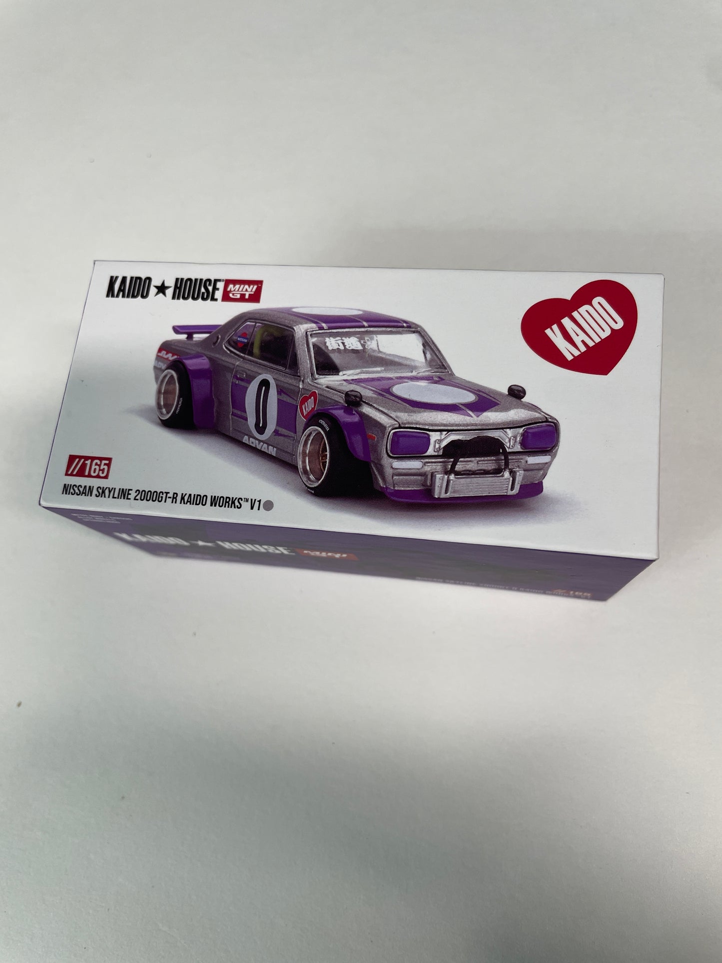 *Chase* Mini GT x Kaido House 1/64 Nissan Skyline 2000GT-R (KPGC10) Kaido Works V1 Silver