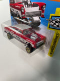 Hot Wheels 1/64 ‘55 Chevy Bel Air Gasser Short Card Red