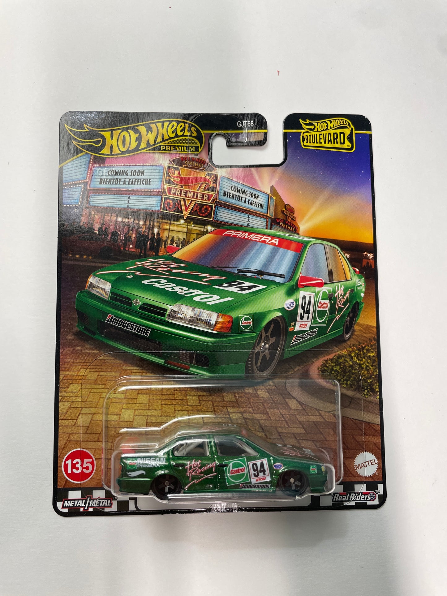 Hot Wheels 1/64 2025 Boulevard Mix D '94 Nissan Primera Green - JBL31