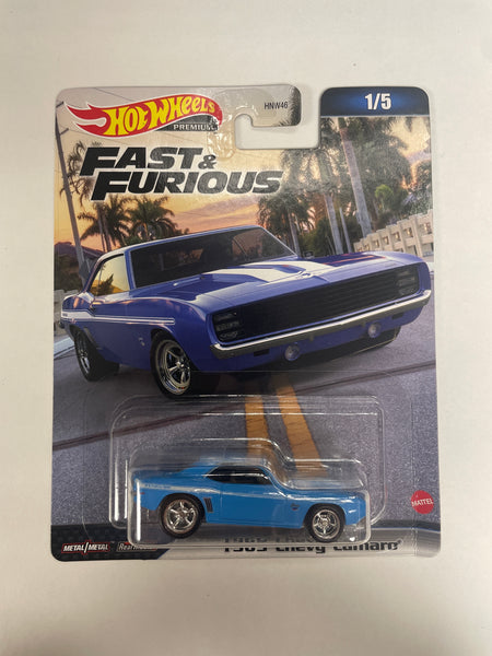 Hot Wheels Fast & Furious 1969 Chevy Camaro - Damaged Card