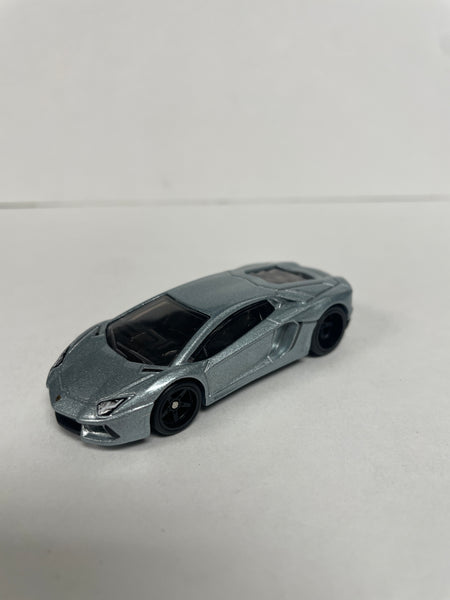 *Loose* Hot Wheels 1/64 Premium Car Culture 2 Pack Lamborghini Aventador Coupé Silver