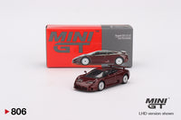 Mini GT 1/64 Bugatti EB110 GT Dark Red Metallic