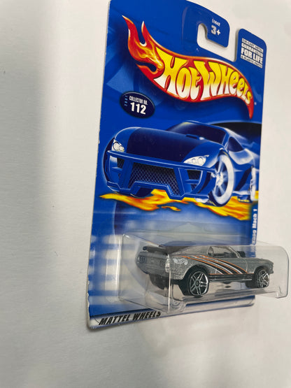 Hot Wheels 1/64 Ford Mustang Mach 1 Silver - Damaged Box