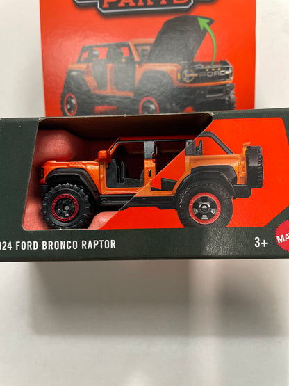 Matchbox 1/64 Moving Parts 2024 Ford Bronco Raptor Orange - JHV31