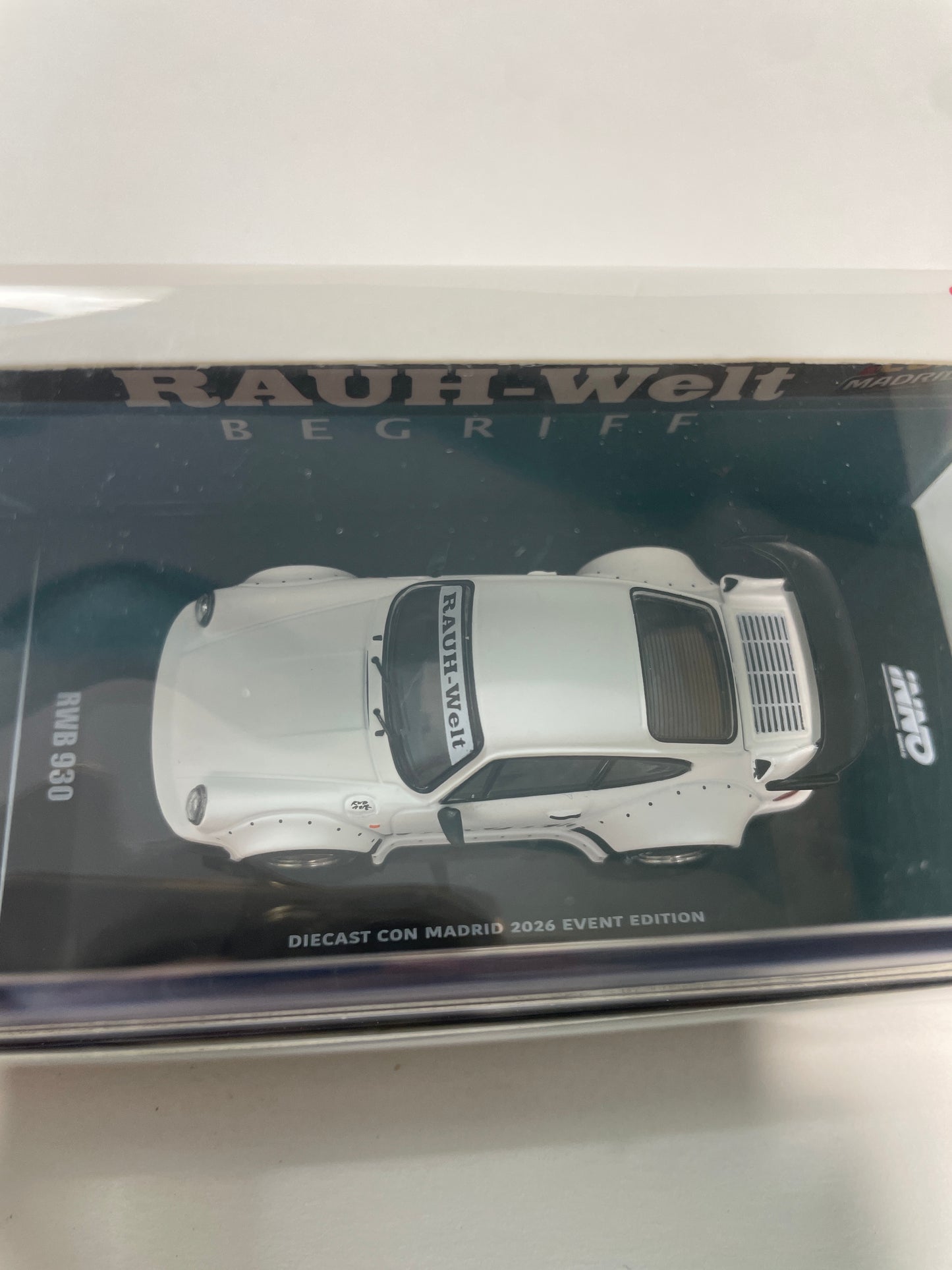 Inno64 1/64 Diecast Con Madrid 2026 Event Edition RWB 930 Matt White - IN64-RWB930-DCM
