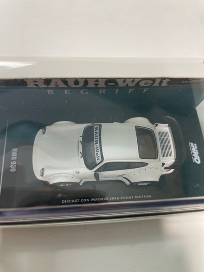 Inno64 1/64 Diecast Con Madrid 2026 Event Edition RWB 930 Matt White - IN64-RWB930-DCM