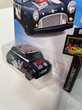 Hot Wheels 1/64 Morris Mini Dark Blue - Damaged Card