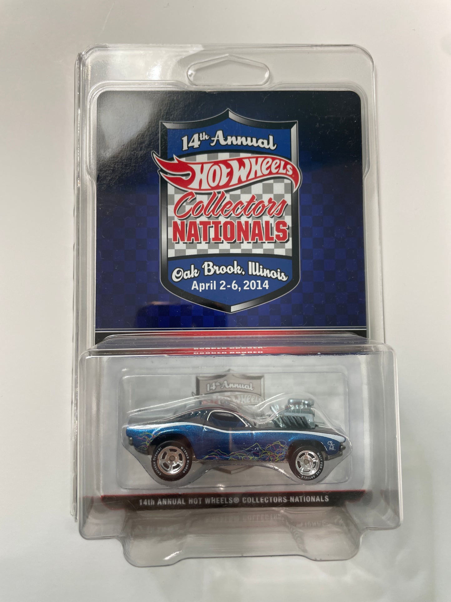 Hot Wheels 1/64 14th Annual Collectors Nationals Convention Dinner Rodger Dodger Blue
