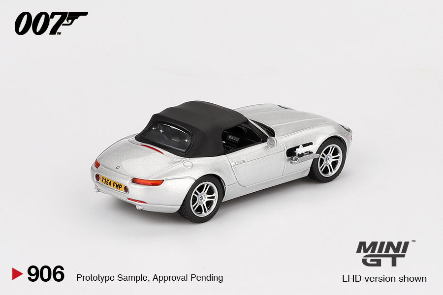 Mini GT 1/64 BMW Z8 "The World Is Not Enough" Silver - MGT00906-007E