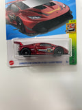 Hot Wheels 1/64 Super Treasure Hunt Lamborghini Huracan LP 620-2 Super Trofeo Red