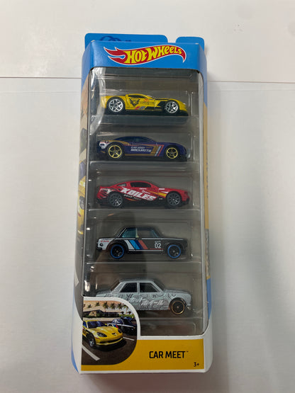 Hot Wheels 1/64 5 Pack Car Meet - Damaged Box