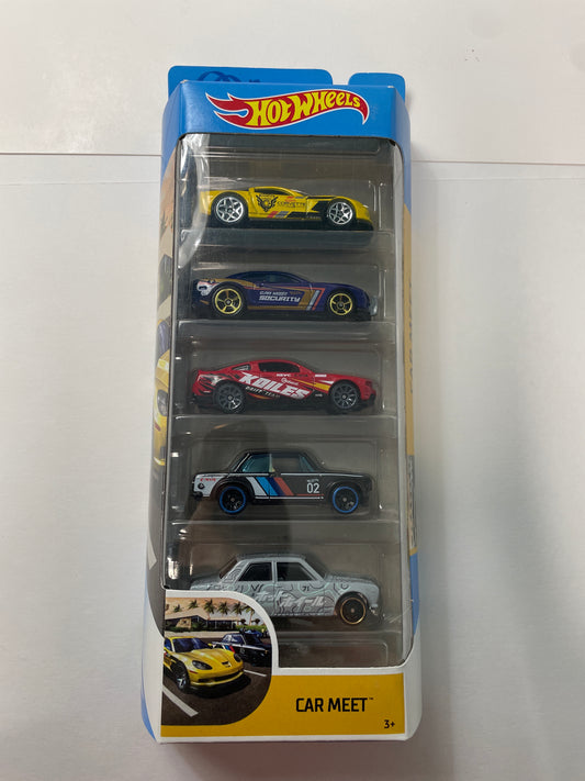 Hot Wheels 1/64 5 Pack Car Meet - Damaged Box