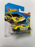 Hot Wheels 1/64 Lamborghini Huracan LP 620-2 Super Trofeo Short Card Yellow - Damaged Card