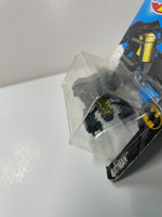 Hot Wheels 1/64 Batman The Bat Black & Yellow - Damaged Card