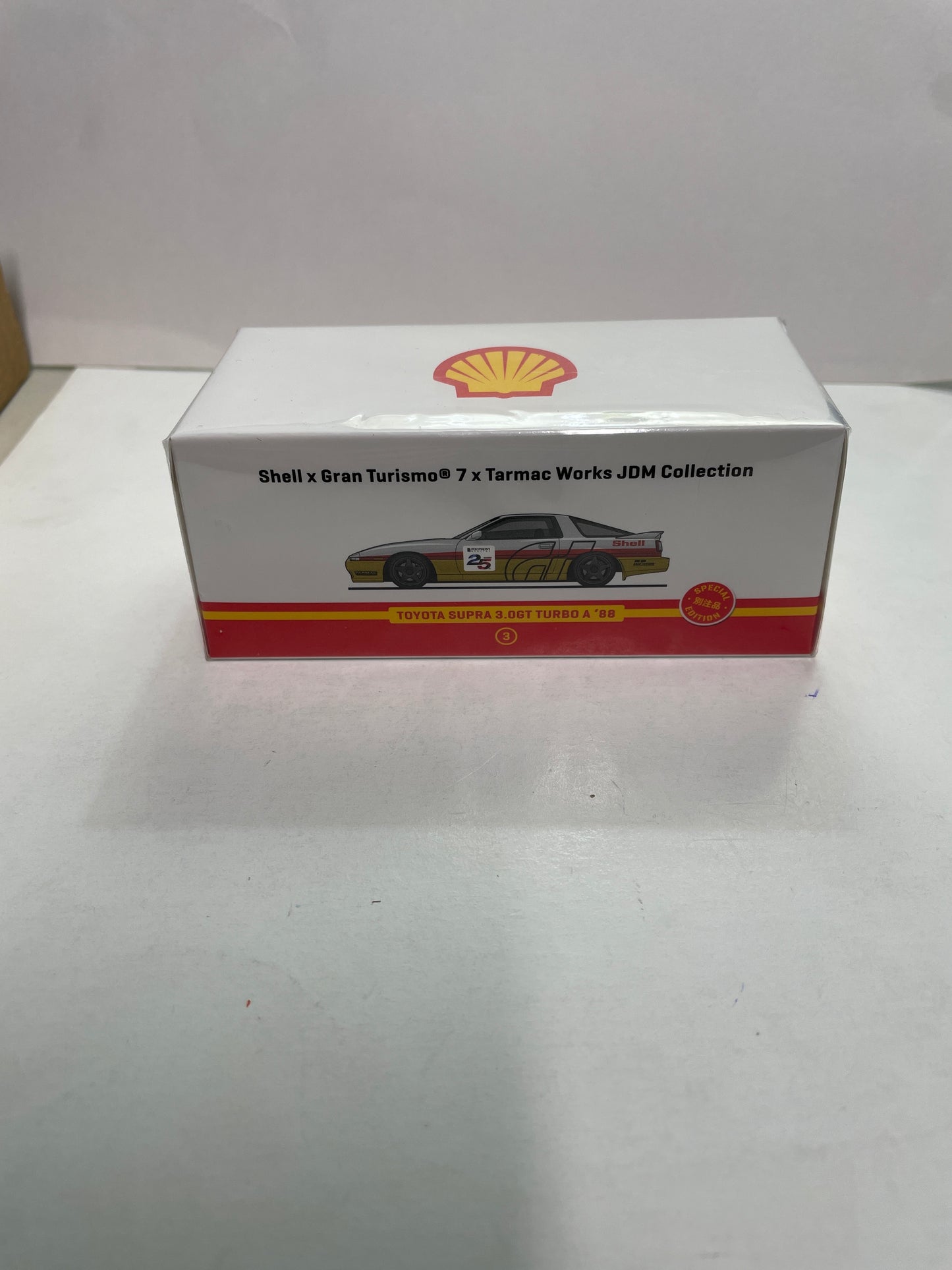 Tarmac Works 1/64 Toyota Supra 3.0GT Turbo A 1988 Shell – Gran Turismo 7 – JDM Collection