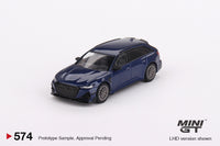 Mini GT 1/64 ABT Audi RS6-R Navarra Blue Metallic