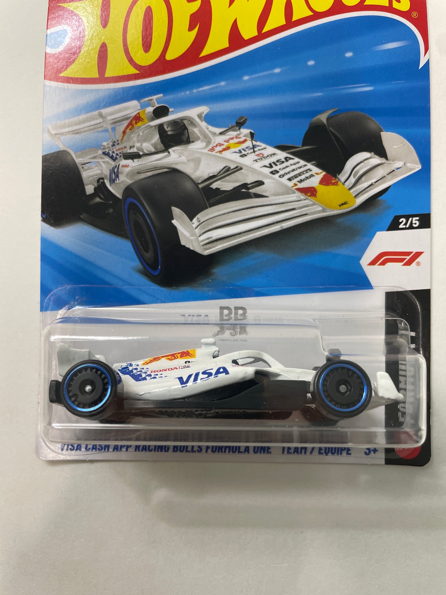 Hot Wheels 1/64 Formula 1 Visa Cash App Racing Bulls Formula One Team/ Équipe White