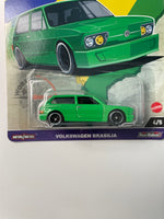 Hot Wheels 1/64 Car Culture Volkswagen Brasilia Green (World Tour Series)