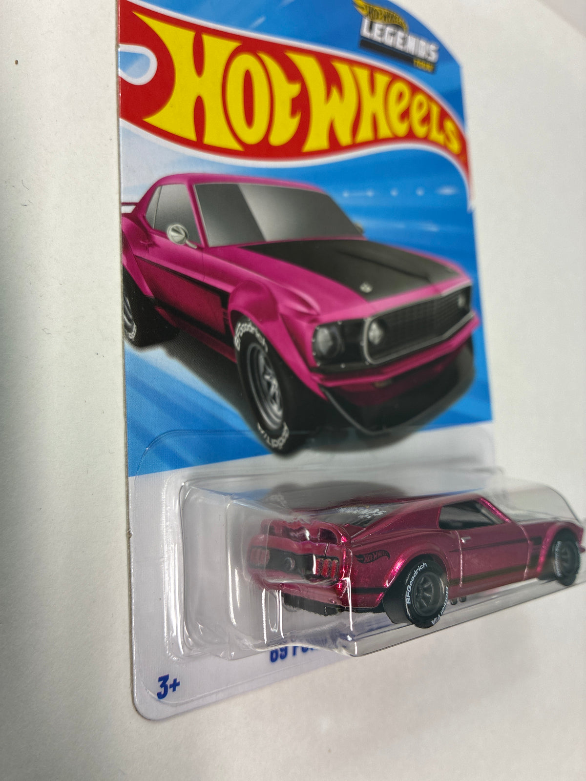 Hot Wheels 1/64 Legends Tour '69 Ford Mustang Boss 302 Pink