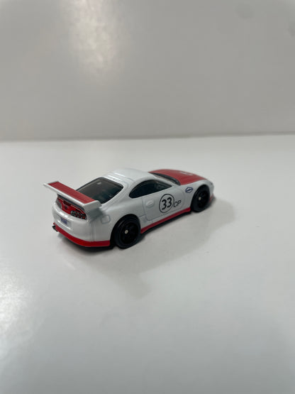 *Loose* Hot Wheels 1/64 Premium Car Culture 2 Pack Toyota Supra White & Red