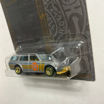 Hot Wheels ‘71 Datsun 510 Wagon Satin & Chrome - Damaged Box