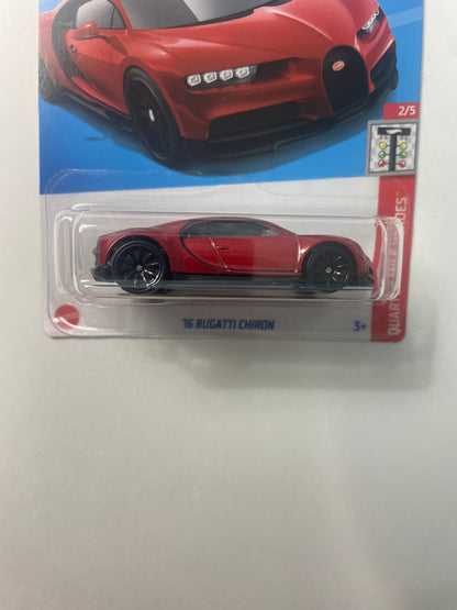 Hot Wheels 1/64 ‘16 Bugatti Chiron Red