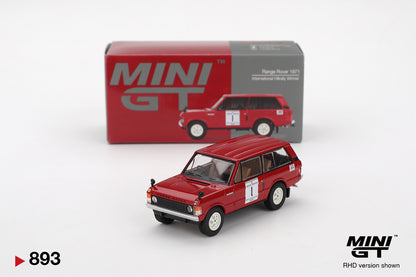 Mini GT 1/64 Range Rover 1971 International Hillrally Winner Red - MGT00893