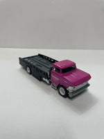 *Loose* Hot Wheels 1/64 Car Culture Team Transport ‘68 Dodge Dart w/ Horizon Hauler Pink & Black