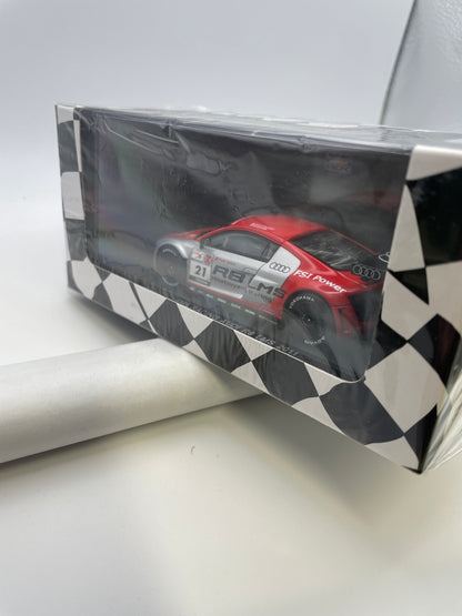 Ebbro 1/43 Hitotsuyama Racing Audi R8 LMS 2011 n21 Silver & Red