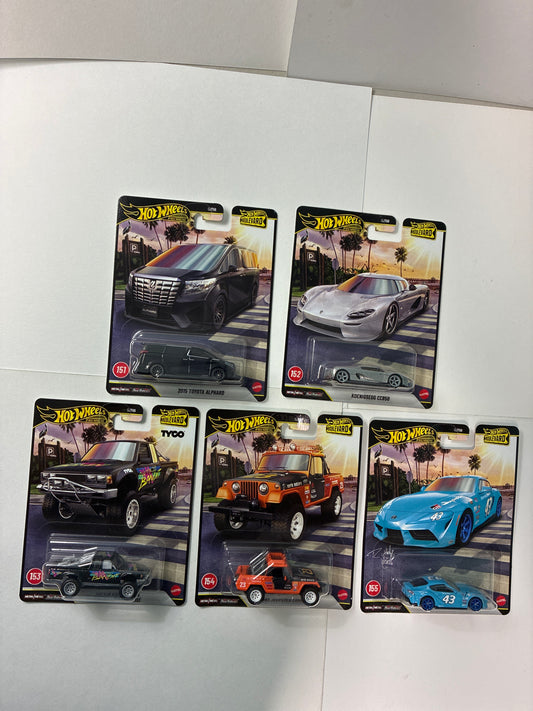 Hot Wheels 1/64 Boulevard 2026 Mix H Set Of 5 - GJT68-978H