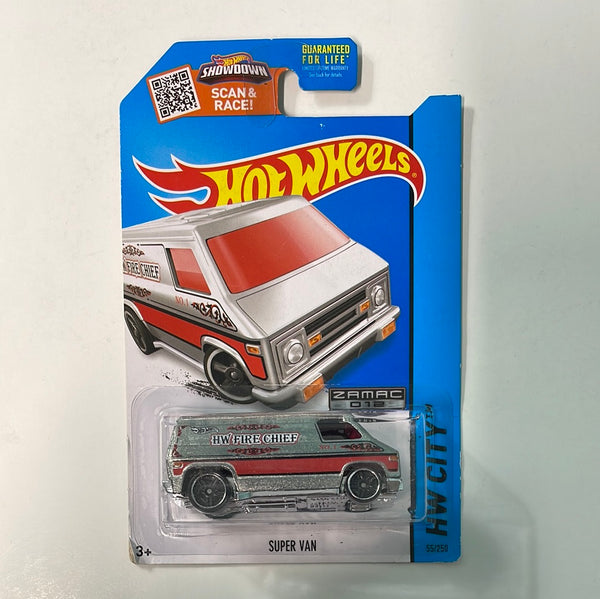 Hot Wheels 1/64 Zamac Super Van - Damaged Box