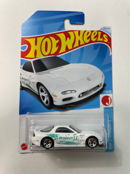 Hot Wheels 1/64 ‘95 Mazda RX-7 Project M White