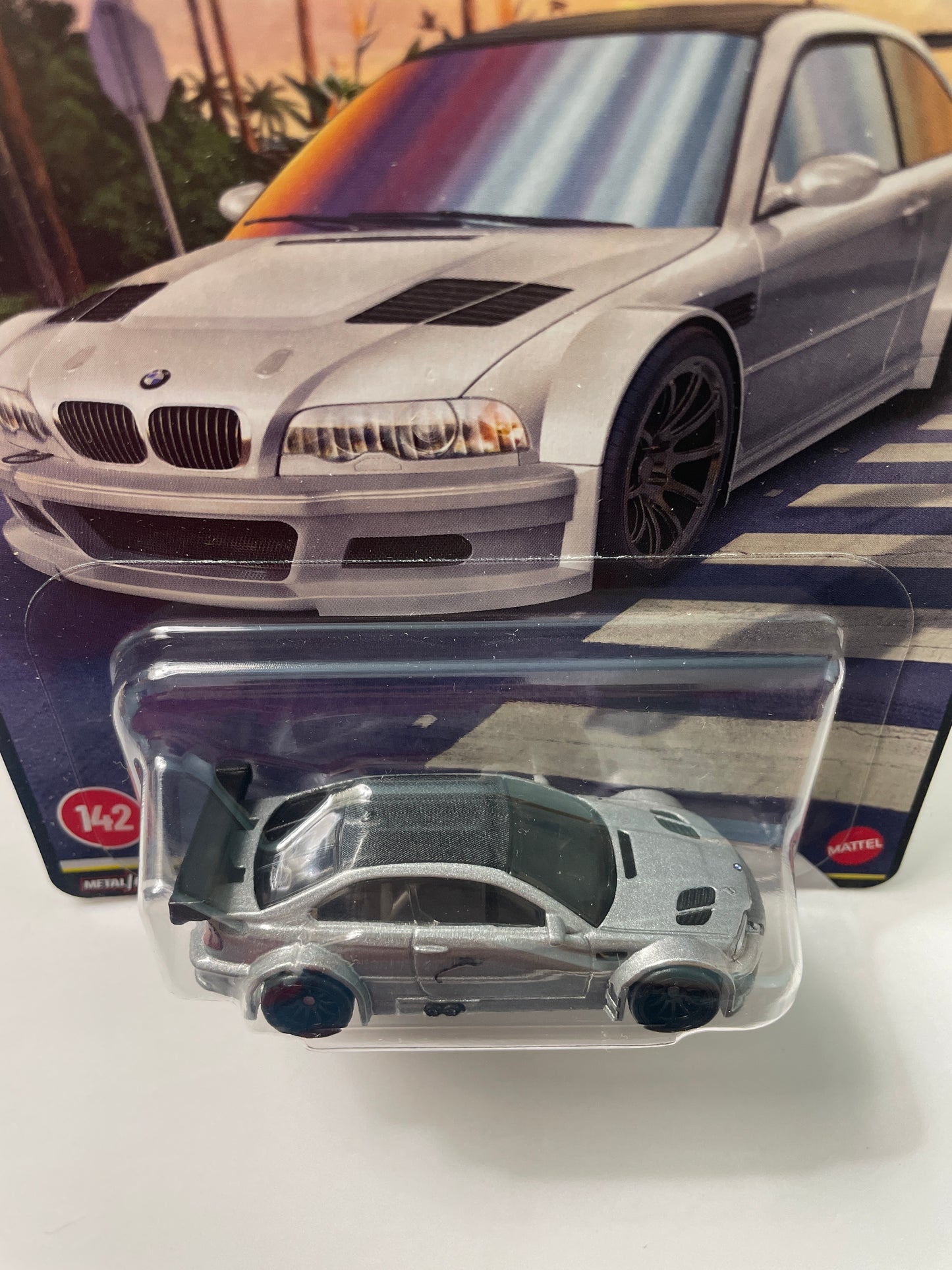 Hot Wheels 1/64 2026 Boulevard Mix F BMW M3 GTR Silver - JHW30