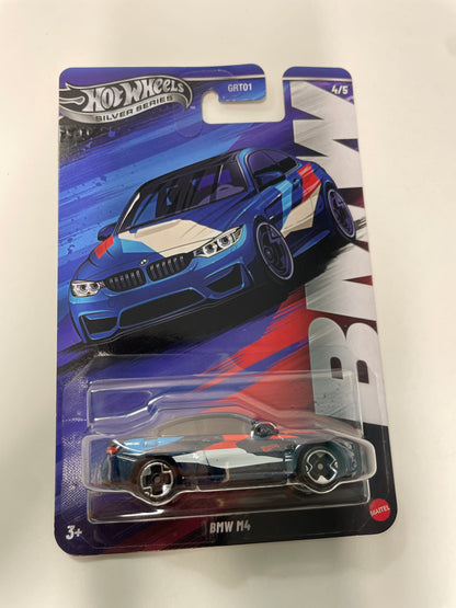 Hot Wheels 1/64 BMW Silver Series BMW M4 Blue