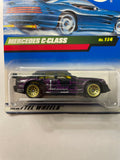 Hot Wheels 1/64 Mercedes C-Class Purple - Damaged Card