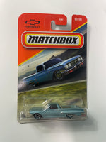 Matchbox 1/64 1960 Chevy El Camino Blue - Damaged Card