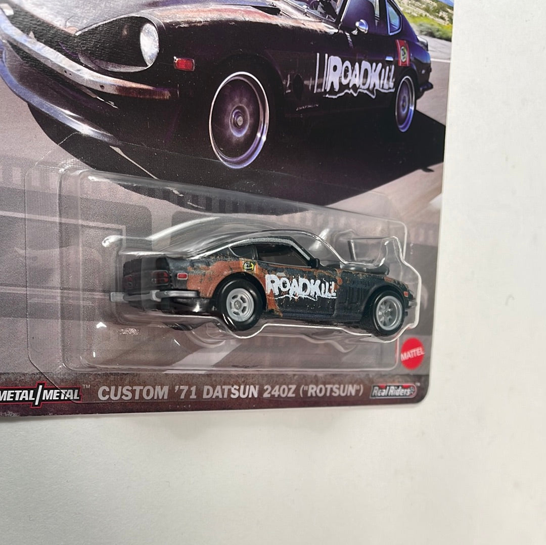 Hot Wheels 1/64 Pop Culture Roadkill Rotsun Custom ‘71 Datsun 240Z (Rotsun) Black