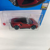 Hot Wheels 1/64 Lotus Emira Red - Damaged Card