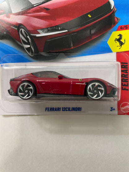 Hot Wheels 1/64 Ferrari 12Cilindri Red - Damaged Box
