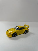 *Loose* Hot Wheels 1/64 Premium Car Culture 2 Pack Porsche 993 GT2 Yellow