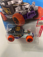 Hot Wheels 1/64 Treasure Hunt Baja Bone Shaker - Damaged Card