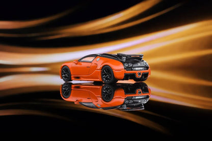 Mortal Model 1/64 2010 Bugatti Veyron 16.4 Super Sport Black & Orange