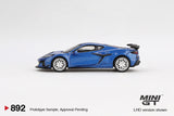 Mini GT 1/64 Chevrolet Corvette Z06 2023 Elkhart Lake Blue Metallic