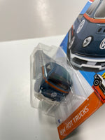 Hot Wheels 1/64 Volkswagen T2 Pickup Blue - Damaged Card