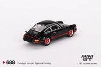 Mini GT 1/64 Porsche 911 Carrera RS 2.7 Black with Red Livery