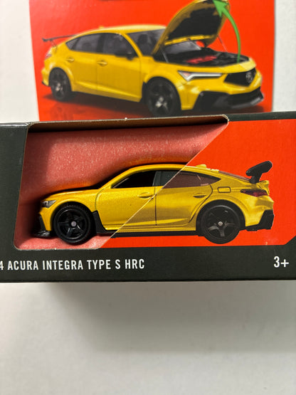Matchbox 1/64 Moving Parts 2024 Acura Integra Type S HRC Yellow - JHV20